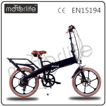 MOTORLIFE / OEM marca EN15194 36 v 250 w bicicleta elétrica, dobrando ebike, bicicleta do motor com cesta